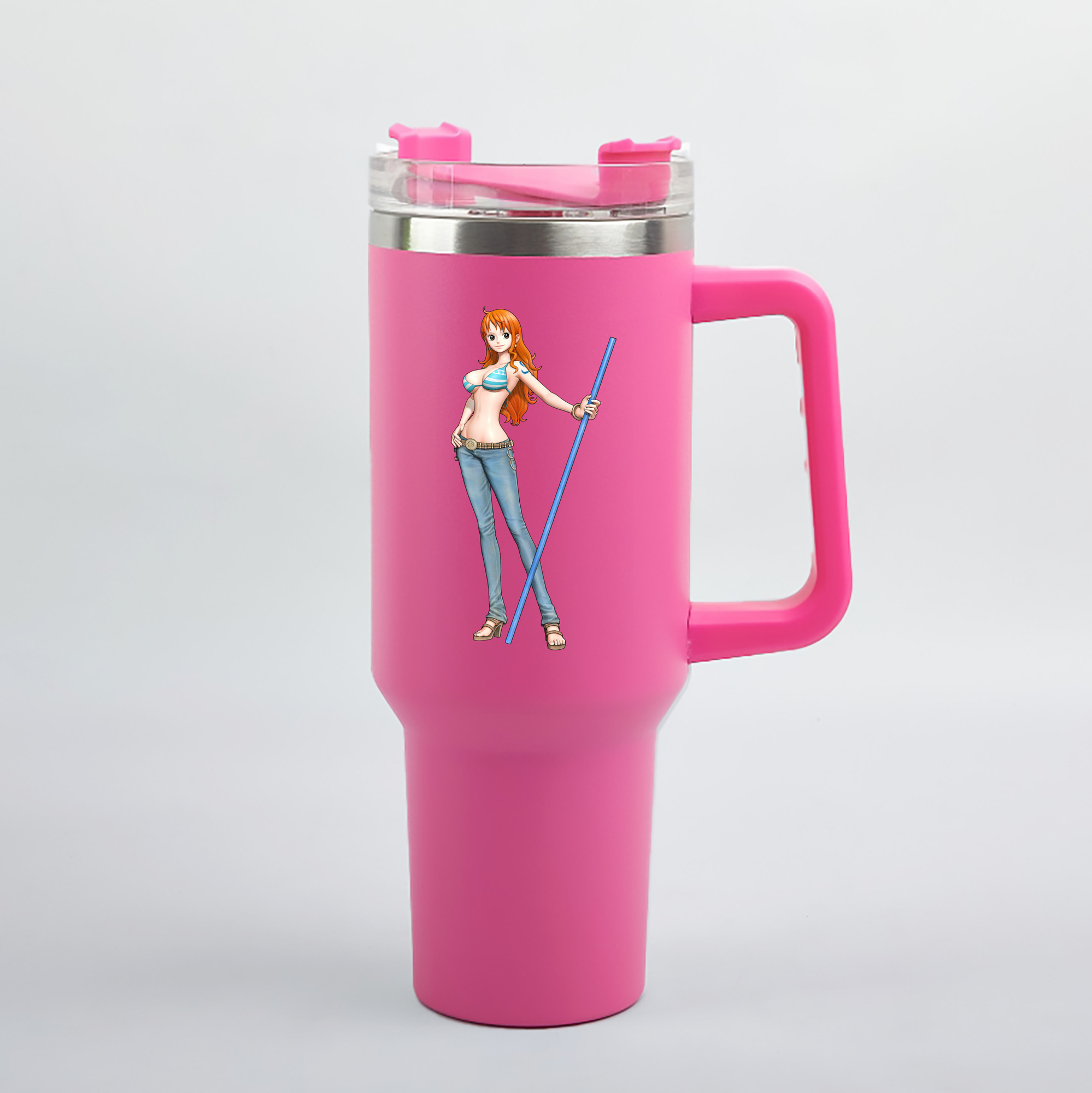 ワンピース ナミ ONE PIECE Nami 1200mL車用タンブラー（カラープリント）